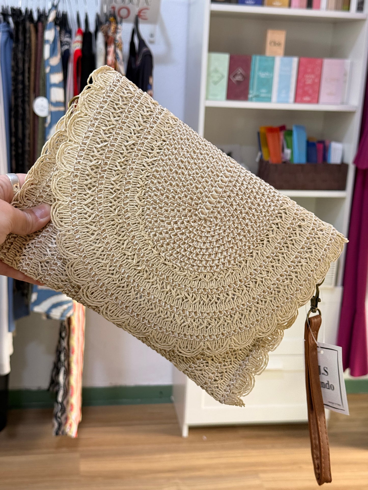 Bolso de mano rafia - La Pampa Triana