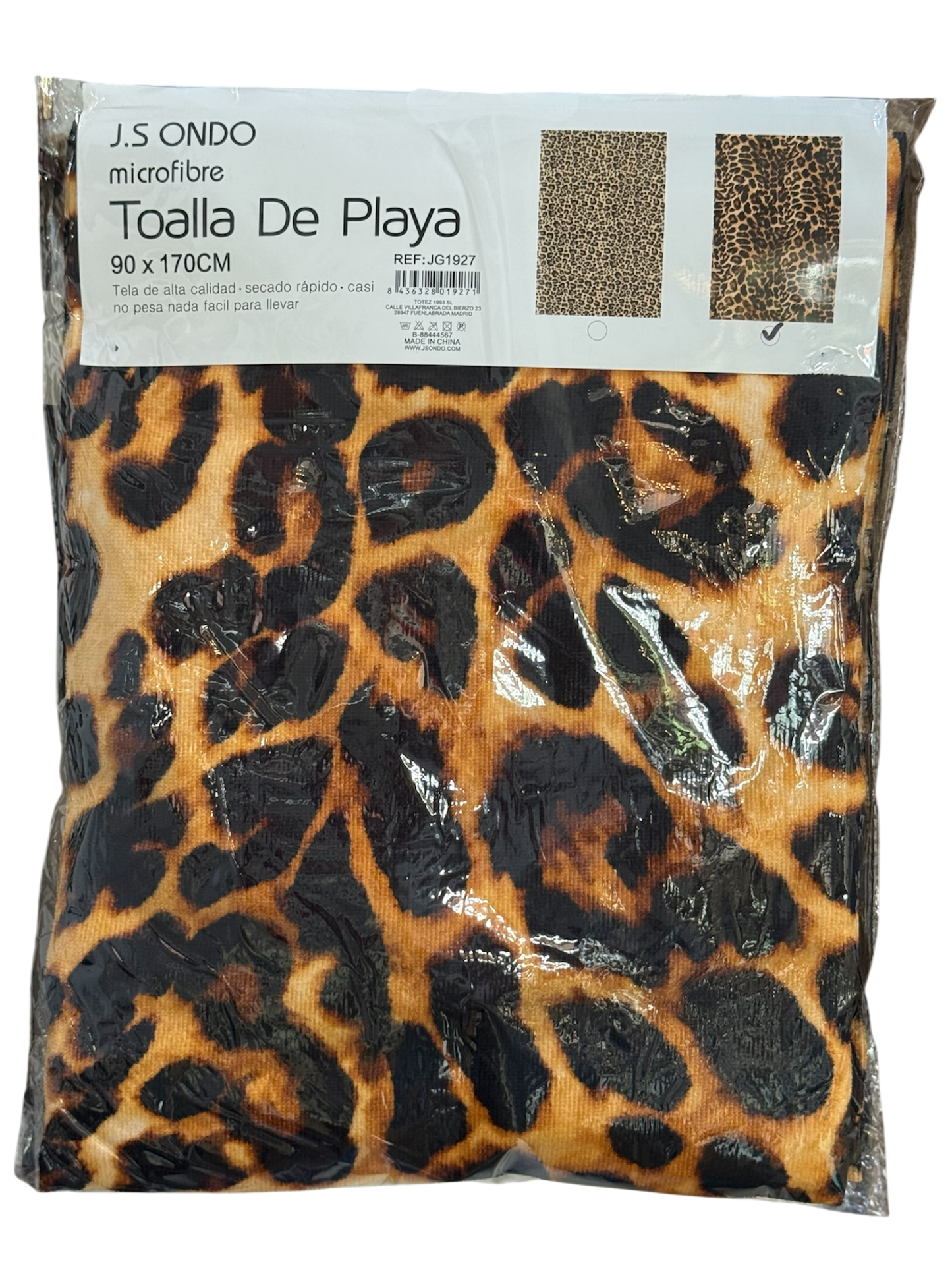 Toalla de Playa Microfibra 90x170 – Ligera, absorbente y de secado rápido - La Pampa Triana