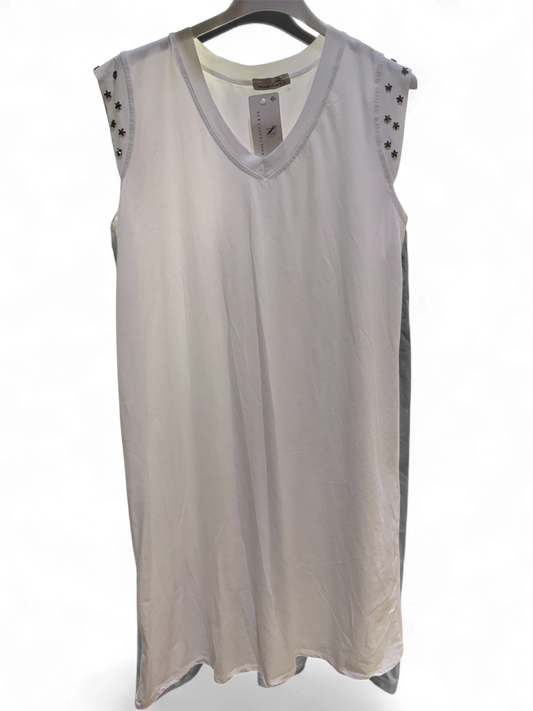 VESTIDO TACHUELAS MIDI