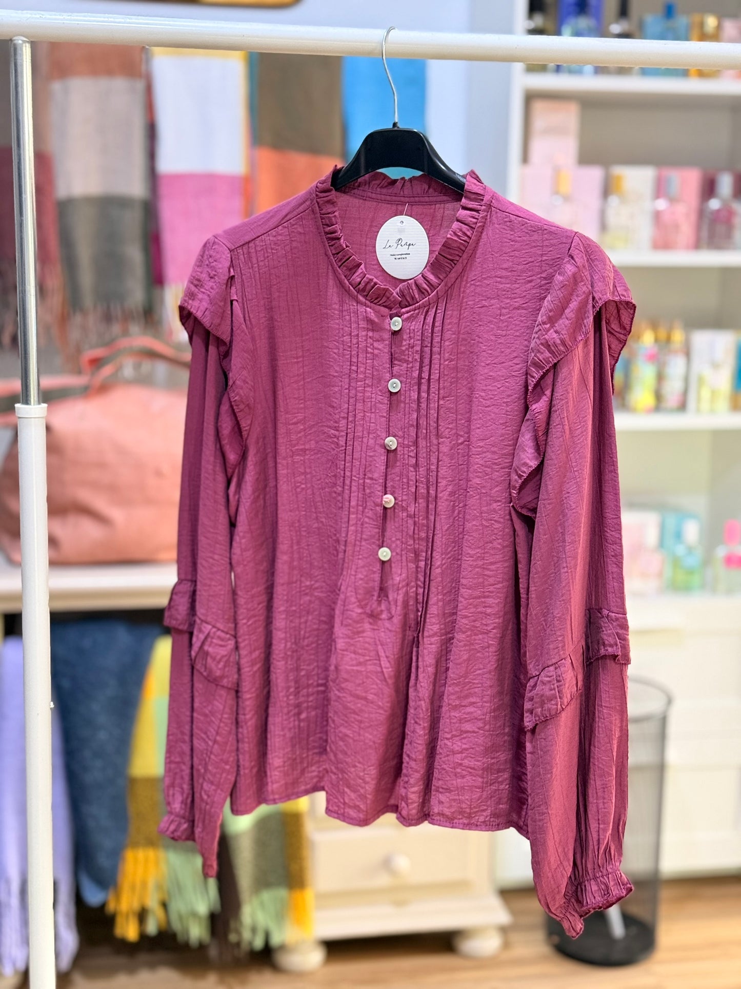 CAMISA FRAMBUESA - La Pampa Triana