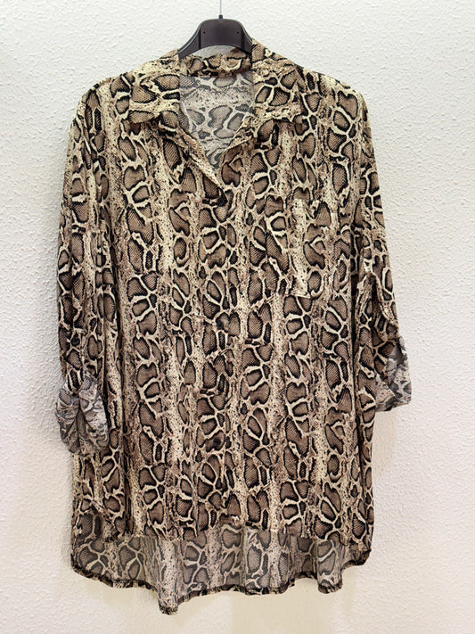 BLUSA ANIMAL PRINT CURVY