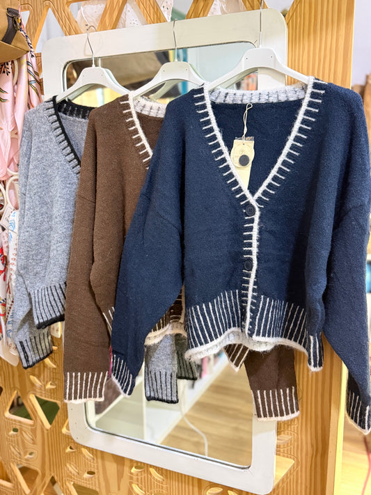Cárdigan de Lana para Mujer con Botones - La Pampa Triana