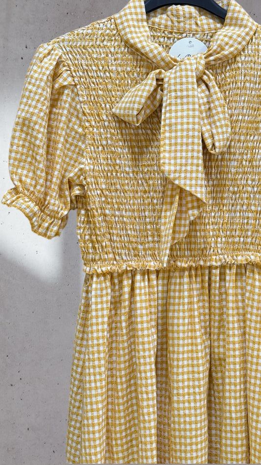 Vestido lazo vichy
