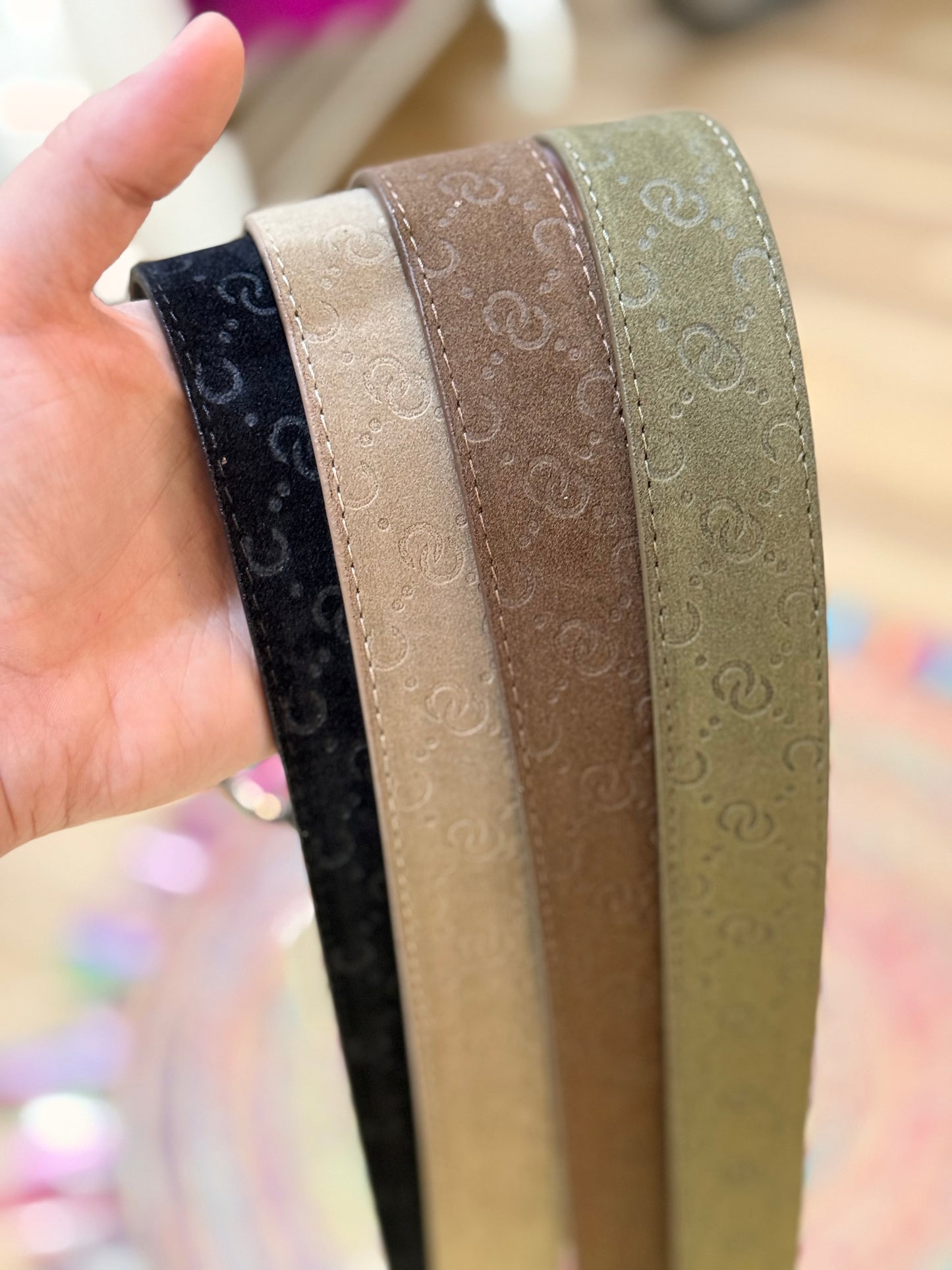 CINTURÓN HEBILLA PLATEADA - La Pampa Triana