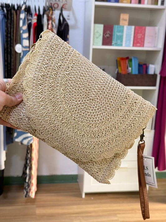 Bolso de mano rafia - La Pampa Triana