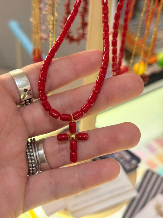 Cruz de coral