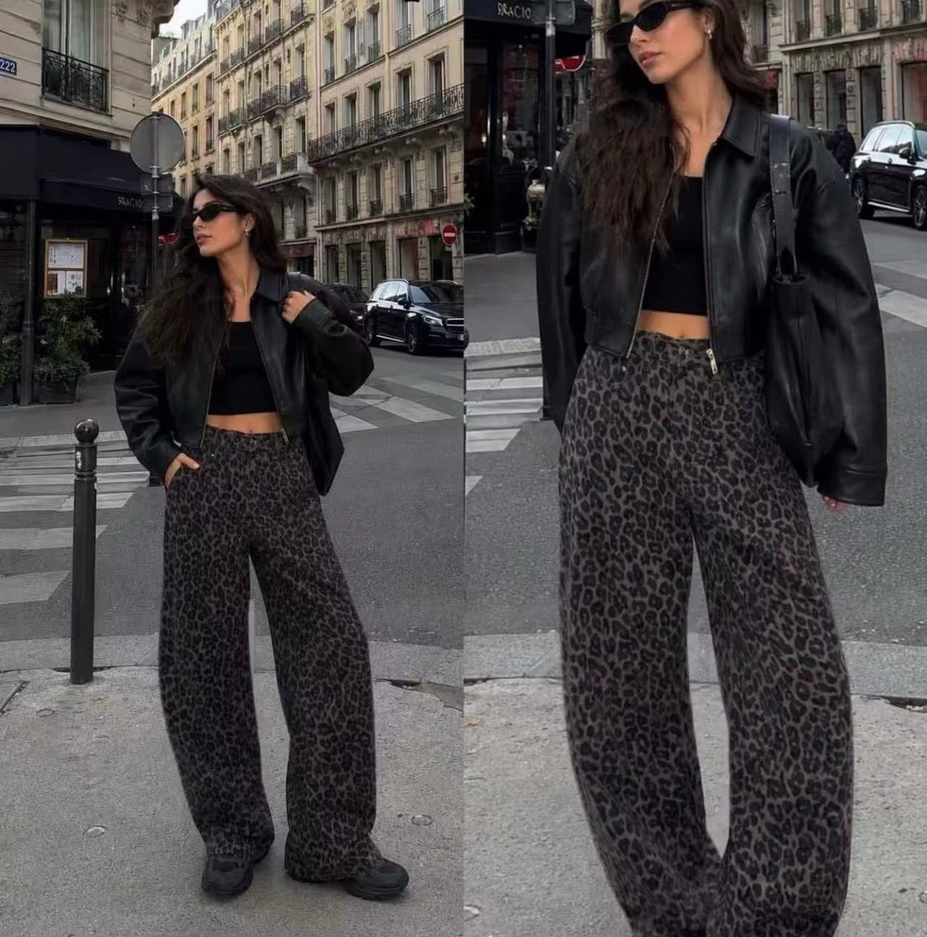 JEAN ANIMAL PRINT BALLON - La Pampa Triana