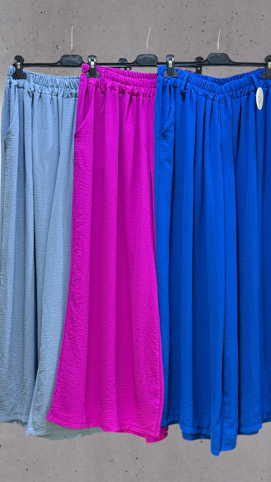 Pantalón fluido bolsillos
