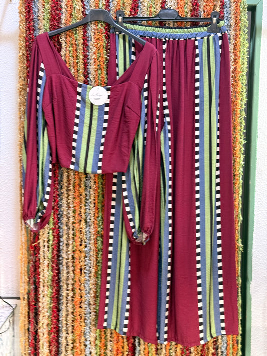 CONJUNTO TOP Y PANTALÓN