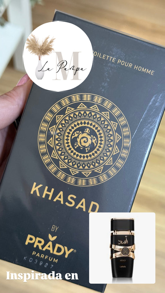 Perfume Khasad Black – Fragancia intensa y sofisticada para hombre - La Pampa Triana