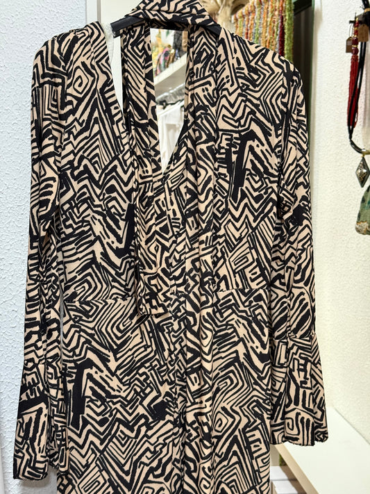 Vestido B/N - La Pampa Triana