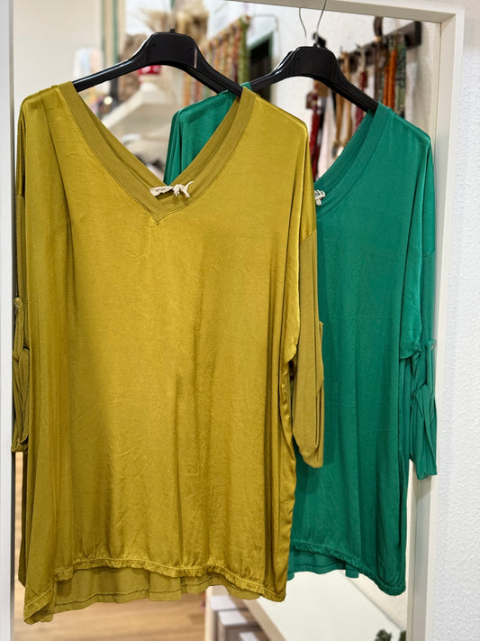 Blusa satén y algodón - La Pampa Triana
