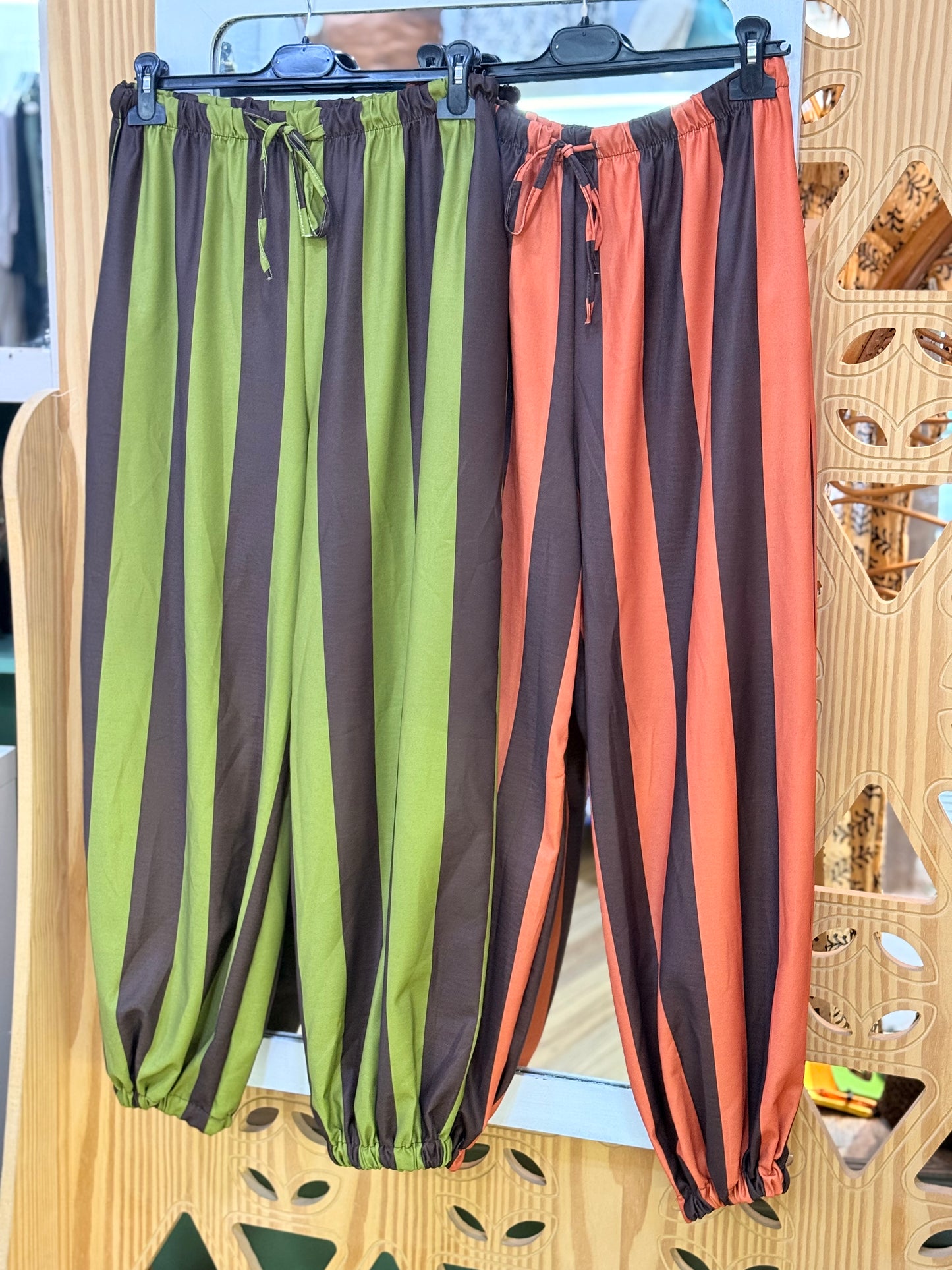 PANTALÓN BOMBACHO RAYAS