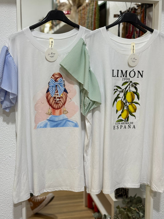 Camiseta Volante Curvy – Feminidad y Comodidad para Tallas Grandes - La Pampa Triana