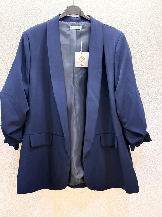 BLAZER MANGA FRUNCE CURVY