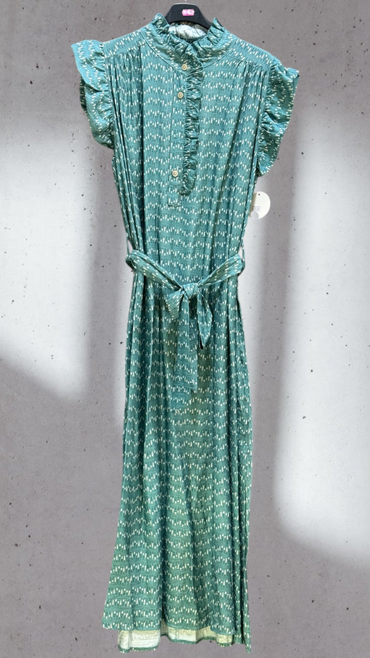 Vestido verde agua