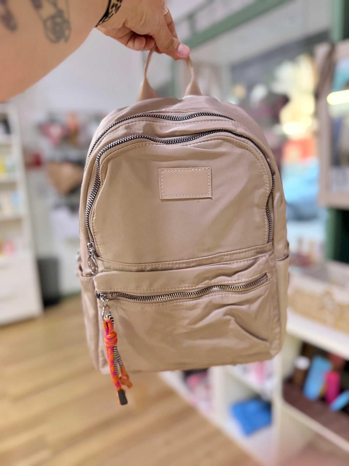 MOCHILA BEIGE - La Pampa Triana