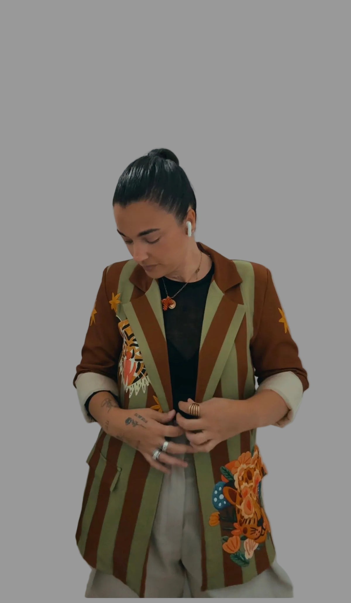 Blazer diseño tigre - La Pampa Triana