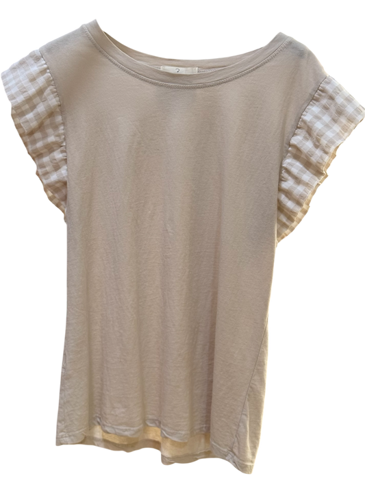 Camiseta Vichy Cuadros con Volante - La Pampa Triana