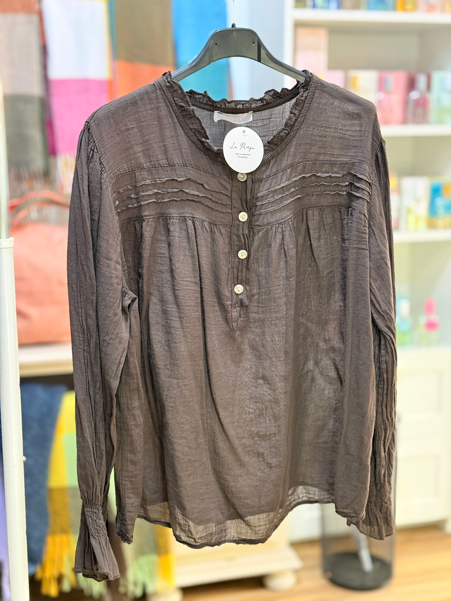 CAMISA CHOCOLATE - La Pampa Triana