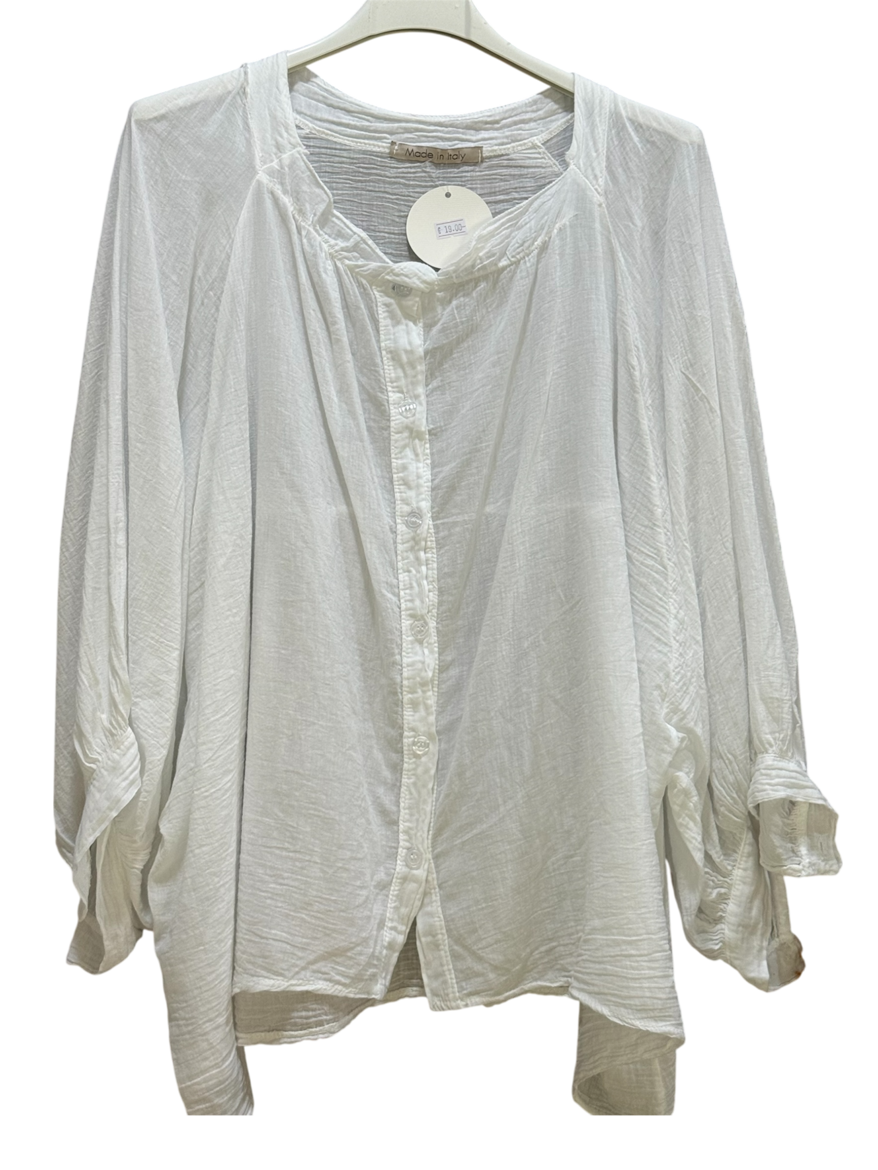 Blusa Oversize de Hilo de Algodón – Talla Única (36-42) - La Pampa Triana