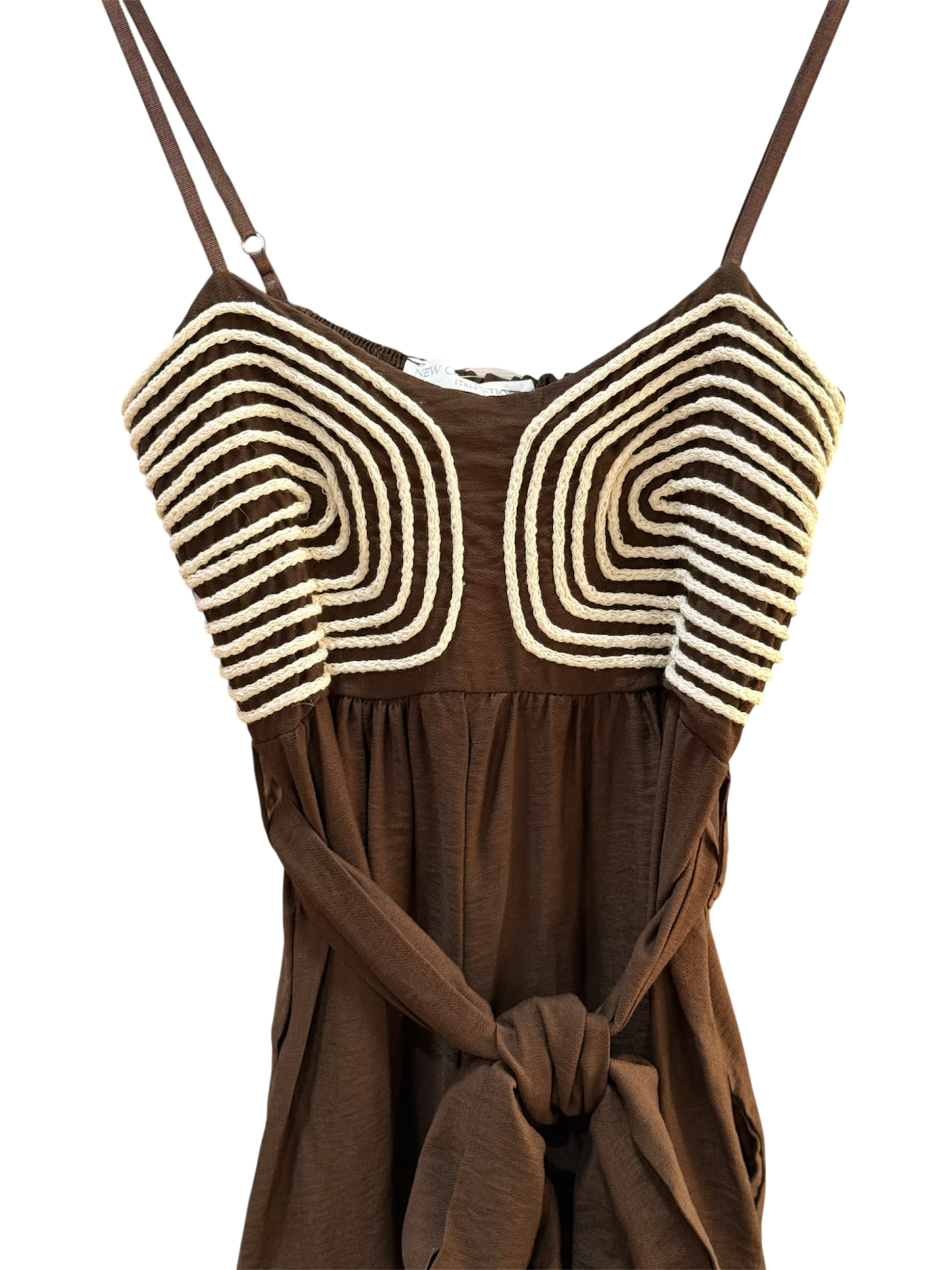 Mono con Bordado y Tirantes – Talla Única (36‑42) - La Pampa Triana