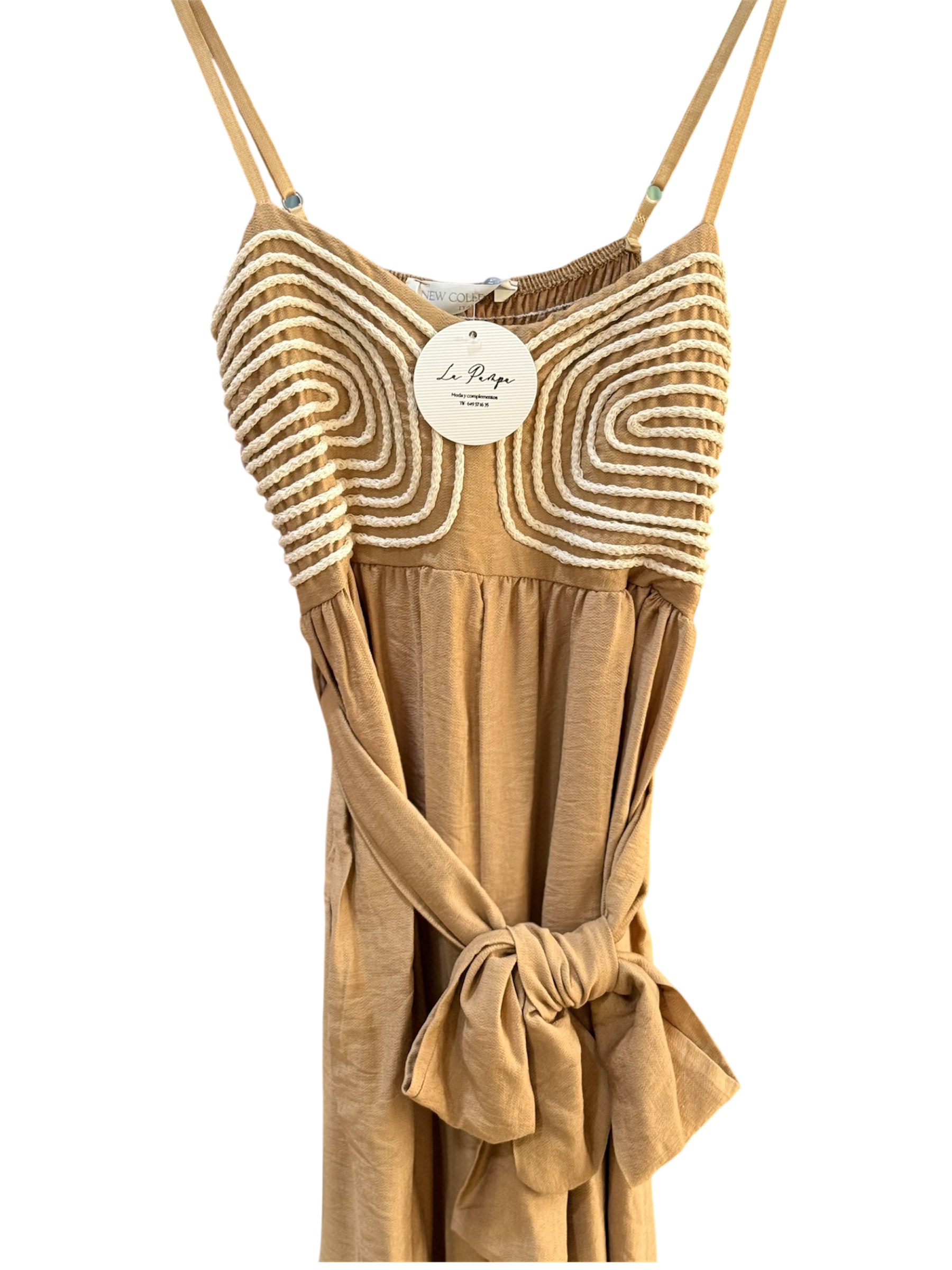 Mono con Bordado y Tirantes – Talla Única (36‑42) - La Pampa Triana