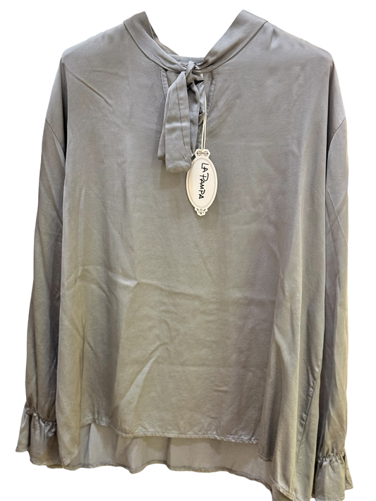 BLUSA SATINADA LAZO - La Pampa Triana