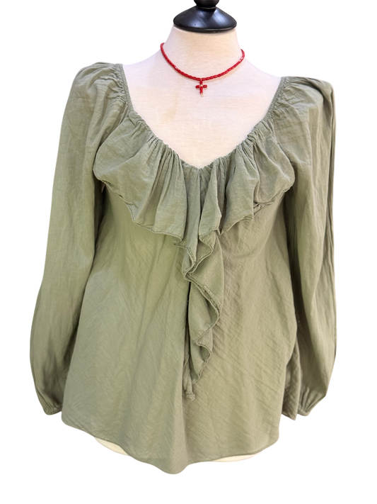 BLUSA VOLANTE - La Pampa Triana